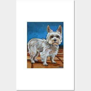 Cute Yorkshire Terrier Yorkie Posters and Art